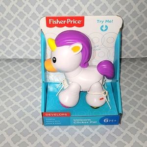 New Fisher Price Unicorn Clicker Pal